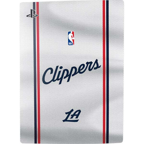 NBA Los Angeles Clippers Team Jersey PS5 Console Skin